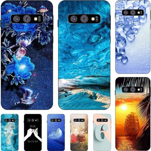 For Samsung Galaxy S10 Plus G975 S10+ S10E G970 S10 5G G977 S 10 G973 Cover Fashion Cool Cartoon Flower Capa Soft Silicone Case