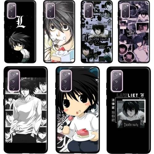 Death Note L Anime Art Case For Samsung Galaxy S20 FE S21 Ultra Note 20 Note9 Note10 S8 S10 S9 Plus S10e Coque