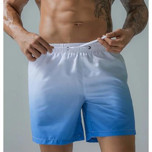 Men Board Shorts Swimwear Casual Shorts Trunks Beach Swimming Pants Quick Dry Swimsuits Running Sports Surffing Shorts Plus Size