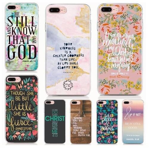 For One Plus 6 6T 5 5T X 3 2 one Soft Tpu Silicone Case Print Bible verse Philippians Cover Protective Coque Shell Phone Cases