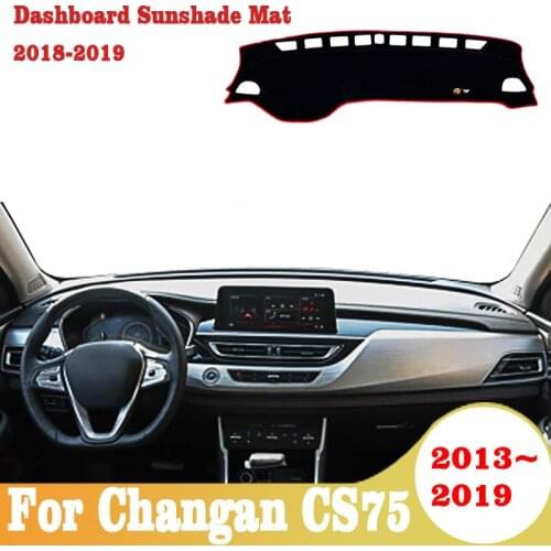 For Changan CS75 2014 2015 2016 2017 2018 2019 Car Dashboard Cover Avoid light Pad Instrument Panel Mat Carpets Accessories
