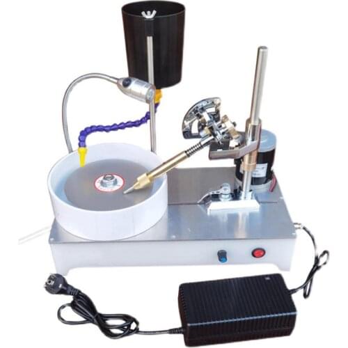 Stainless Steel Lapidary Machine 2800Rpm Faceted Gemstone Polishing Machine 120W Jade Processing Equipment