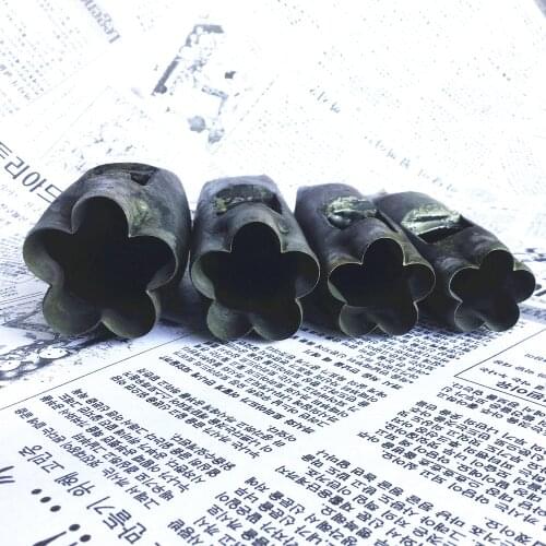 Petals Large DIY handmade leather tools cutout Five petal flower punch puncheon