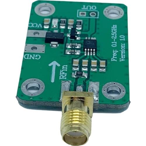 1pc Logarithmic Detector RF Signal Power Testing Module RF Signal Detection 0.1-2.5GHz, 33x24mm Module