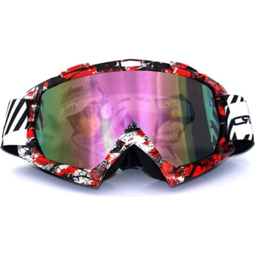 Evomosa Motorbike Goggles Motorcycle Dirt Pit Bike ATV Vintage Windproof Cycling Sunglasses MX off road Helmets Skiing Eyewear