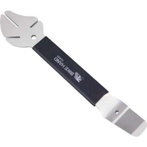 MTB Cycling Disc Brake Rotor Truing Tools Double Head Multi Tool Mountain Bicycle Disc Correction Wrench Tool Bike Accessories