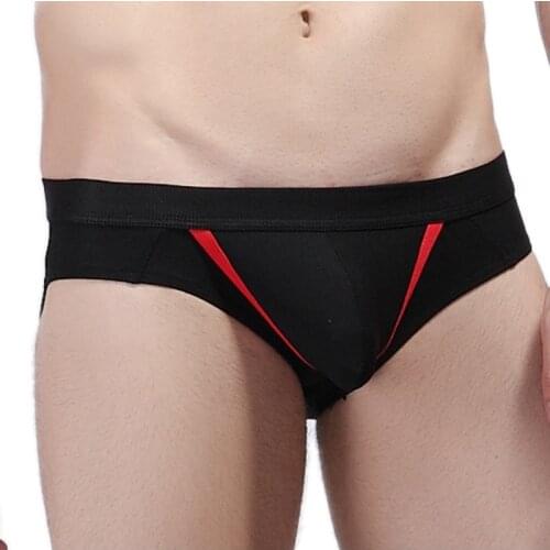 Men Breathable Underwear Briefs Underpants Penis Hole Pouch Briefs Underwear Sexy Lingerie Hombre Male Panties Cuecas