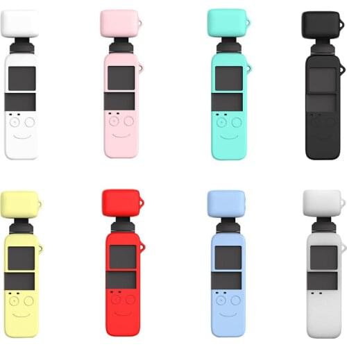 Soft Silicone Body Case Protective Lens Cap Cover For DJI OSMO POCKET