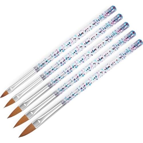 Acrylic nail brush set Line Flower Pen Dotting Painting Design 5pcs Professional Nail Gel Brush For Manicure Nail Tools Kit