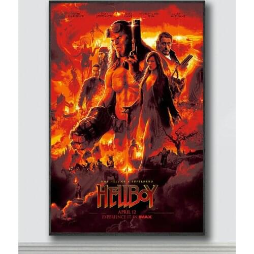 NJ183 Hellboy Movie 2 Silk Posters and Prints wall art Art Poster Home Decor