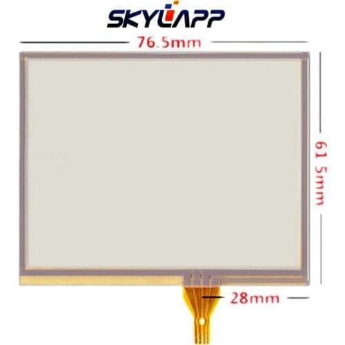 New 76mm*61mm Touchscreen for Logitech Harmony 1100 2nd Generation Resistance Handwritten Touch Panel Screen Glass Digitizer