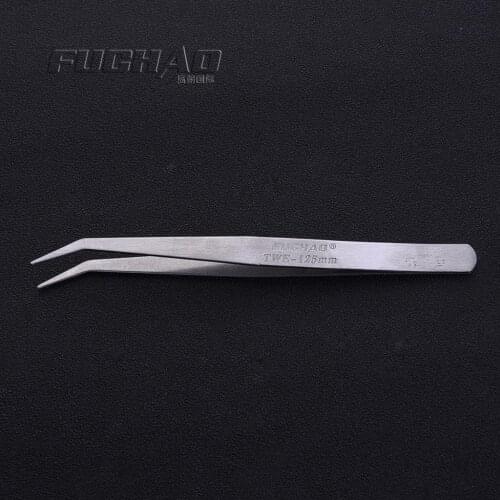 FUCHAO Bend Tweezer Length 125mm Sewing Machine Spare Parts Leather Craft Tool Patchwork Acessorios Costura