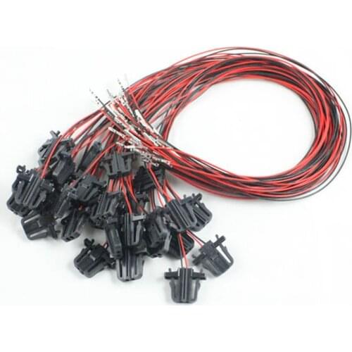 FSYLX LED Door Warning Car Logo Lights Cable Wire Wiring harness for VW Golf 5 6 7 Jetta MK5 CC Tiguan Scirocco Passat for Skoda