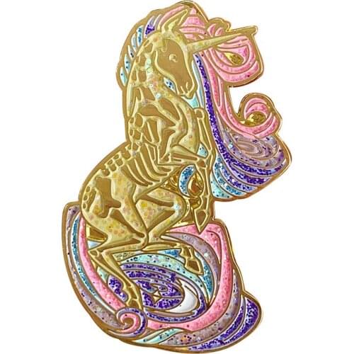 Beautiful Pegasus badge The most famous fantasy creature of Greek mythology