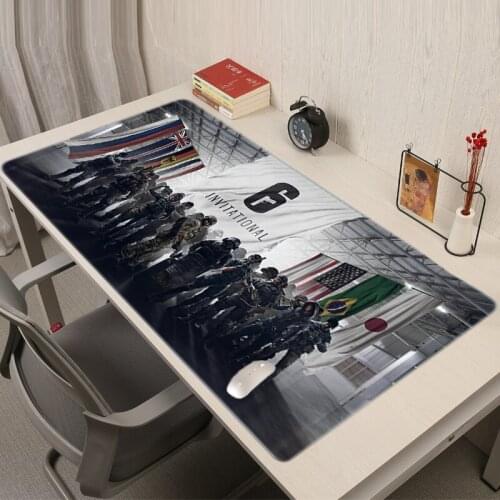 Rainbow Six Siege Mause Pad Mouse Cute Pc Gamer Complete Desk Large Keyboard Accessories Carpet Gaming Girl Mat Anime Xxl Hot