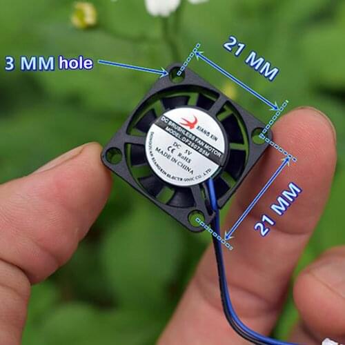 Ultra-miniature Brushless Fan Electric DC 5V 6V Mute High Large Air Volume 2507 Mini Micro Tiny Cooling Fan Max Airflow Rate