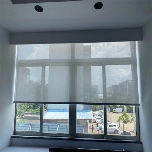 Home supplies sunscreen window roller blinds UV protect fire retardant sun shades for office home living room decoration