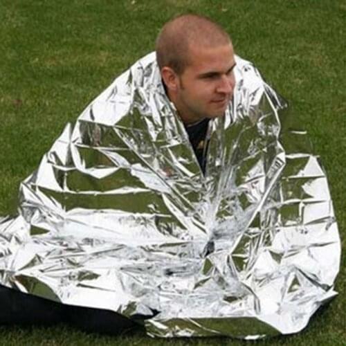 Outdoor Survival Camping Shelter Tube Survival Camping Shelter Camping Hiking Accessories Folding Emergency Tent Blanket