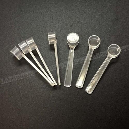 1ML PP Measuring Scoop 0.5g Plastic Spoon 0.5 gram Scoop for milk powder Liquid - clear 200pcs/lot Free shipping