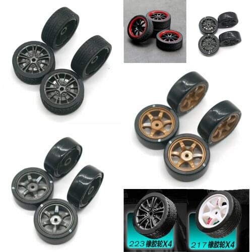 4PCS 1/16 Sports Car High Speed RC Wheel Hub Drift Racing Accessories