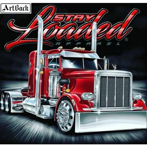 5d diy diamond painting Truck london landscape full square diamond mosaic 3d diamond embroidery handmade crafts stickers