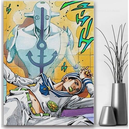 Josuke Higashikata JoJolion Anime Canvas poster Painting wall Art decor Living room Bedroom Study Home Decoration Prints