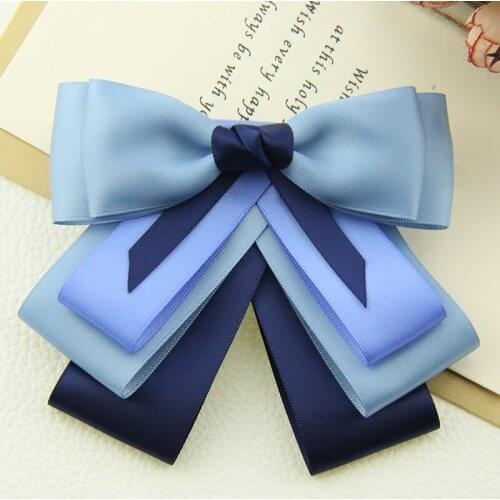 Elegant 2020 Women Wedding Party Bank Work Office Neck Shirt Collar Bow Tie Cravat British Girl Uniform Butterfly Ribbon Bowtie
