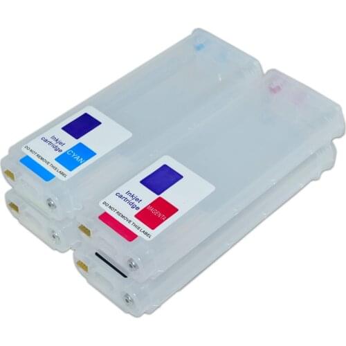 280ml 4 Color for HP 10 82 With Auto Reset Chip Refill ink Cartridge for HP Designjet 500 500ps 800 800ps printer