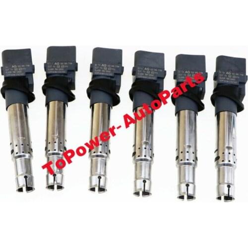 Ignition Coils OEM 022905715A for Audii Q7 V+W Volkswagenn EOS Phaeton Passatt CC Touareg 3.6L V6 GAS 022 905 715 A