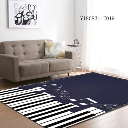 Muzzi Creative modern Type piano Printing Carpet Hallway Doormat Anti - Slip Bathroom Carpet Absorb Water Kitchen large Mat/Rug
