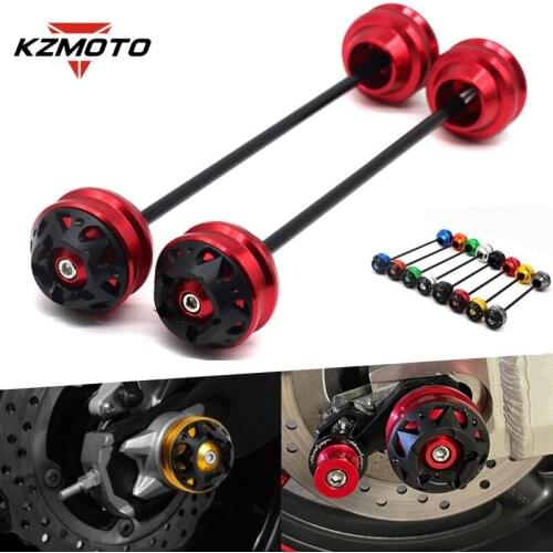 Motorcycle CNC Front Rear Axle Fork Crash Sliders Wheel Protector Pad Accessories Kit For YAMAHA YZF R15 R-15 V3 2017 2018 2019