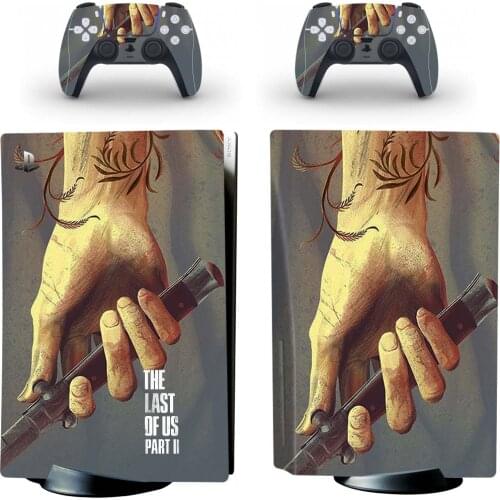 The Last Style PS5 Standard Disc Edition Skin Sticker Decal Cover for PlayStation 5 Console & Controller PS5 Skin Sticker Vinyl