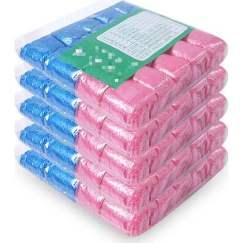 300 Pieces Disposable Shoe Cover Thickened Shoe Cover Household Computer Room Student Waterproof Foot Cover Indoor Plastic