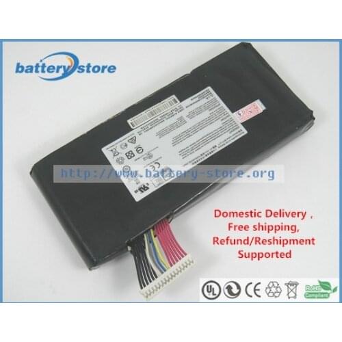 New Genuine battery BTY-L77 for MSI Gt72, MSI GT72 2QD, MSI GT72 2QE, 11.1V, 7500mAh, 83.25W, Black