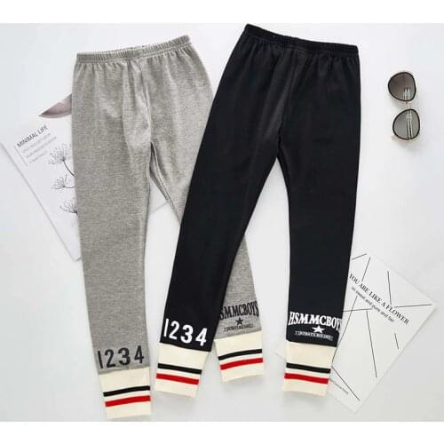 Casual Cotton Baby Girls Leggings Autumn Sport Kids Trousers Slim Children Pencil Pants Fashion Clothes Vestidos