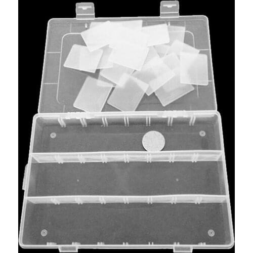 Practical Plastic Compartment Storage Jewelry Beads Box Case Holder Craft Organizer SCVD889