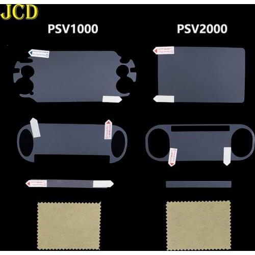 JCD HD-Transparent Front and Back Screen Protector Film for Sony PS Vita 1000 / 2000 PSV1000 PSV2000