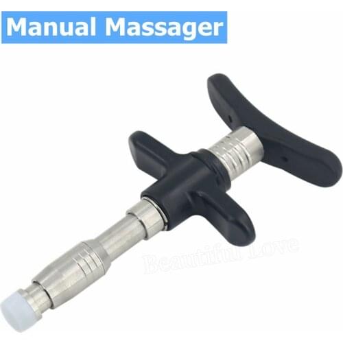 Manual Chiropractic Gun Therapy Spine Correction Spinal Rehabilitation Corrector Adjusting Metal Single Head Massager Portable