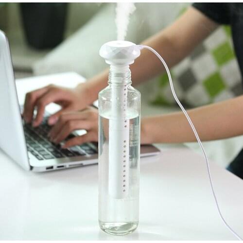 Mini Detachable USB Air Humidifier Bottle Aroma Essential Oil Diffuser Portable Mist Maker Home Office Car Bedroom Desktop