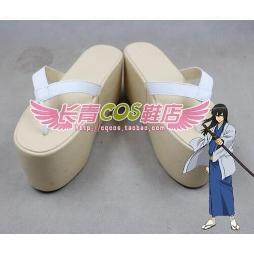 Silver Soul Katsura Kotarou Slipper Thick Cosplay Shoes C006