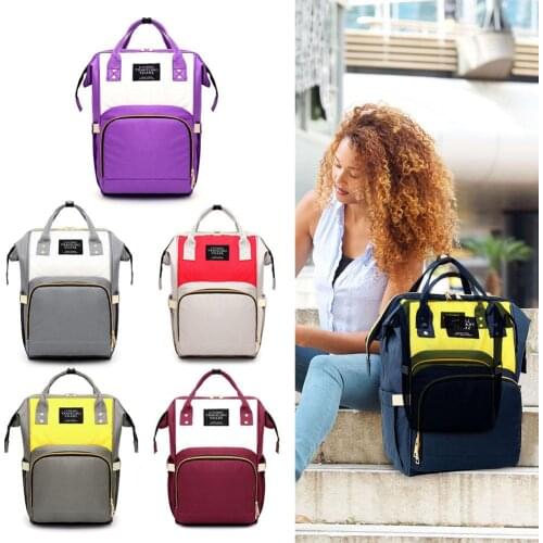 Mommy diaper bag baby travel backpack mother maternity nursing stroller nappy bag large capacity Hit color baby bags for mom