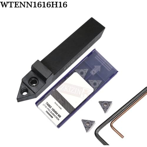 1pc WTJNR1616H16 MTJNR1616H16 MTENN1616H16 WTENN1616H16 Lathe External Turning Tool Holder with TNMG160404 TNMG 160408 Inserts