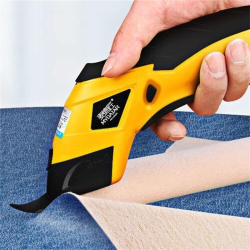 Tungsten Steel Head Cutting Functional Electric Cutting Tool Electric Scissors Leather/Cloth Cutting Machine Hand Held E12062
