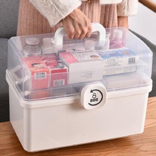 Medical Storage Box Rangement Full Set Of Emergency Keyword Large Capacity Multi-Layer First Aid Convenient For Family Packing