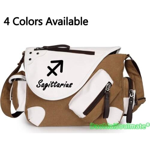 Constellation Women Shoulder Bag Students Messenger Bag School Laptop Bags for School Men Constellatory Boys and Girls Crossbody