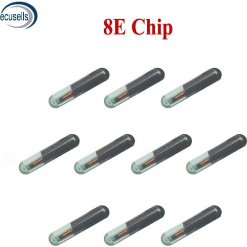 10PCS/LOT, Auto transponder Chip 8E chip (glass) Fit For Honda Audi ID8E