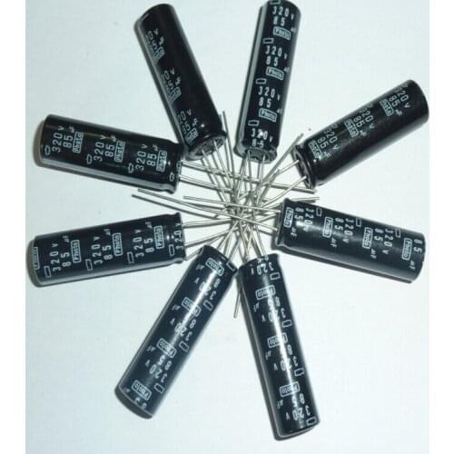 5pcs 85uF 320V Nippon Chemi-Con NCC Photo Flash Capacitor 10x33.5mm 320V85uF PH Capacitors
