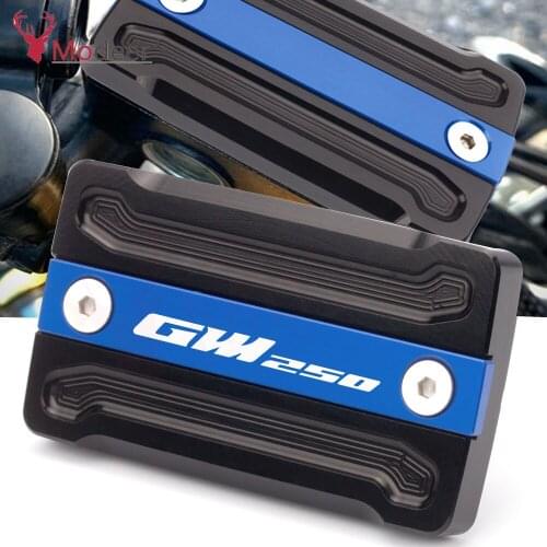 Motorcycle Accessories Aluminum Front Brake Fluid Reservoir Cover Cap For SUZUKI GW250 GW 250 2012 2013 2014 2015 2016 2017