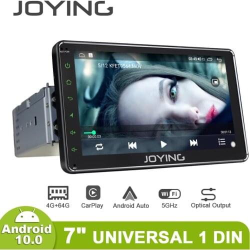 Car Radio 1din 7"Android 10 4GB 64GB Autoradio Car Stereo Universal Head Unit Multimedia Player Carplay 4G Steering Wheel DVR