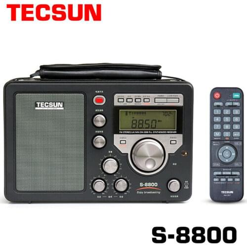 Free shipping Original TECSUN S-8800 PLL DSP AM/FM/LW/SW All band SSB Radio Receiver Stereo + Remote Control